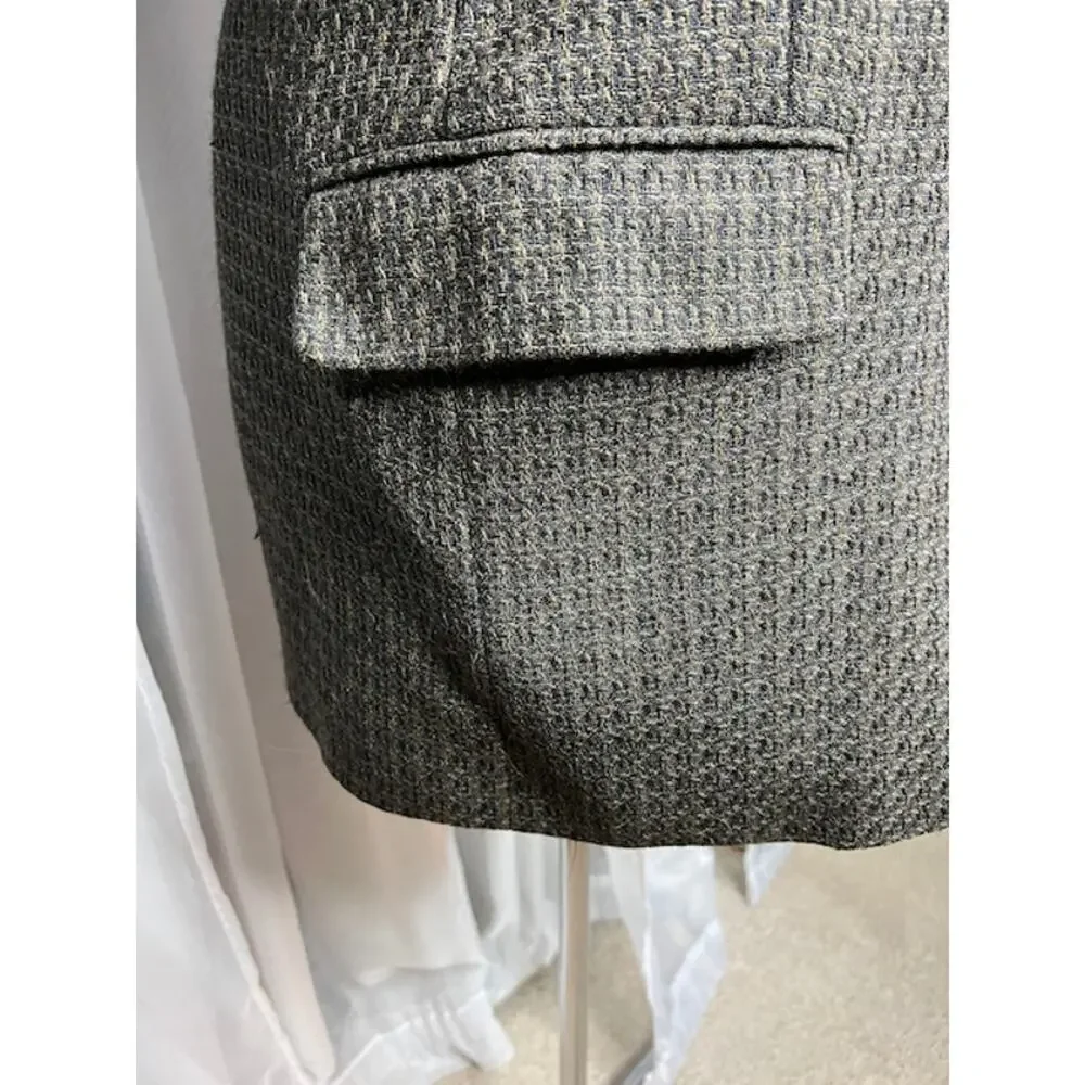 blazer micro print vintage